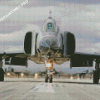 Grey McDonnell Douglas F 4 Phantom II Diamond Painting