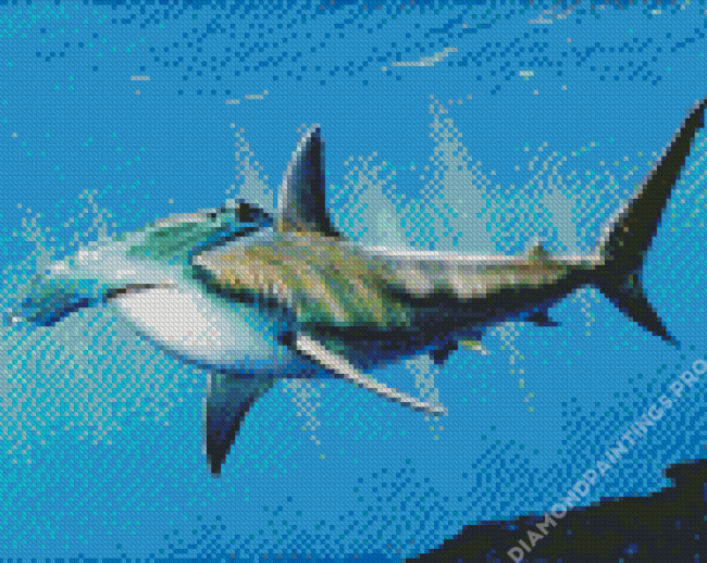 Hammerhead Shark Underwater Diamond Painting