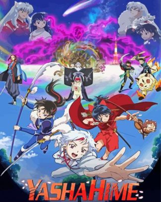Hanyou No Yashahime Anime Poster Diamond Painting