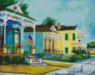 Historic Louisiana Homes Diamond Painting