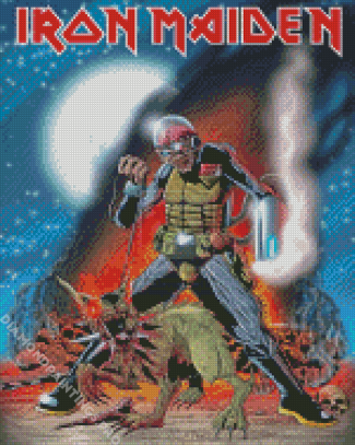Iron Maiden Game Poster Diamond Painting