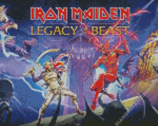 Iron Maiden Legacy Of The Beast Diamond Painting