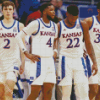 Kansas Basketball Team Diamond Painting