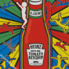 Ketchup Bottle Diamond Painting