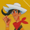 Lucky Luke Character Diamond Painting