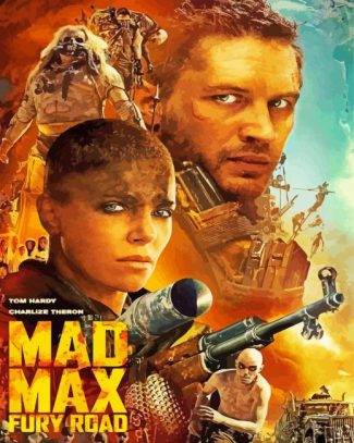 Mad Max Movie Poster Diamond Painting