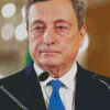 Mario Draghi Ministre Of Italy Diamond Painting