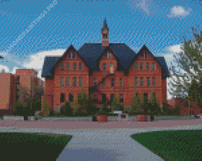 Montana State University Building Diamond Painting