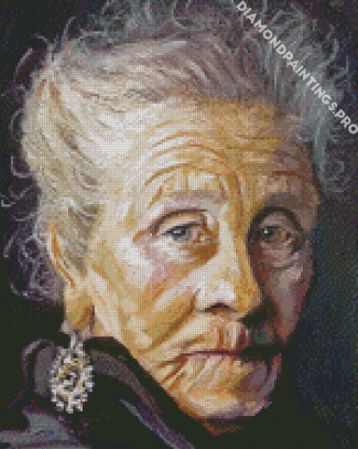 Old Lady Diamond Painting