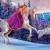 Princess And Unicorn Diamond Painting