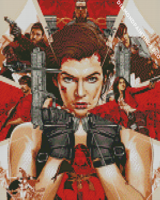 Resident Evil Characters Diamond Painting