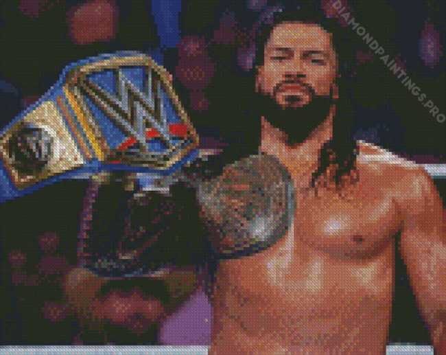 Roman Reigns Diamond Painting