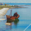 Rusty Wrack Ship Diamond Painting