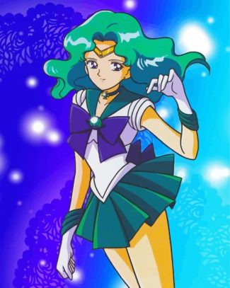 Sailor Neptune Character Diamond Painting