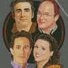 Seinfeld Art Characters Diamond Painting