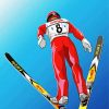 Ski Jump Art Diamond Painting