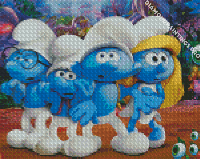 The Smurfs Diamond Painting