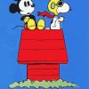 Snoopy And Mickey Mouse Diamond Painting