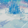 Snowy Disney Castle Diamond Painting