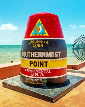Southernmost Point Of The Continental US Diamond Painting