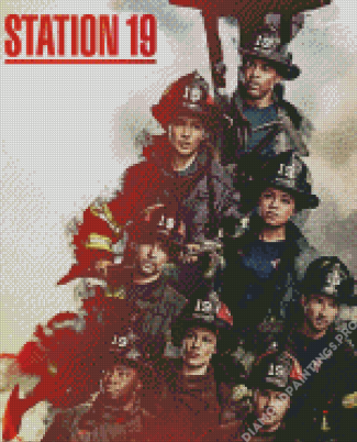 Station 19 Characters Poster Diamond Painting