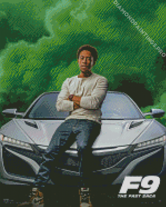 Tej Parker Fast And Furious 9 Character Diamond Painting