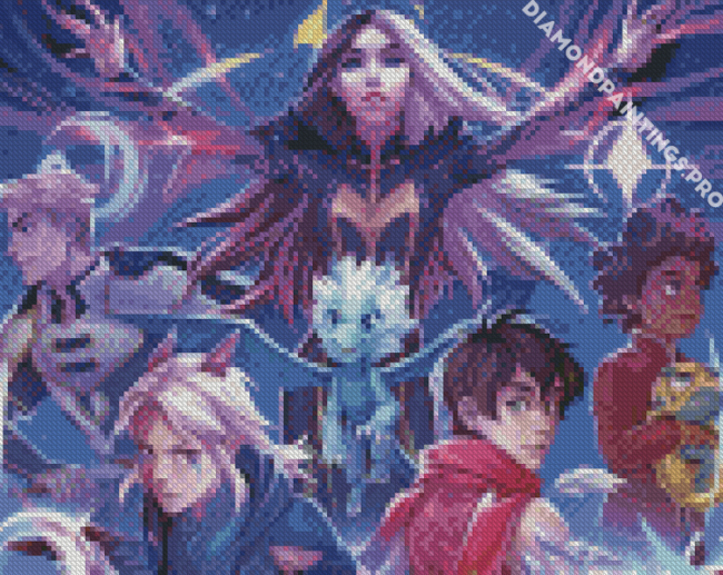 The Dragon Prince Characters Diamond Painting