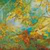 The Golden Leaves Diamond Painting