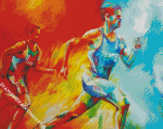 The Runners Art Diamond Painting