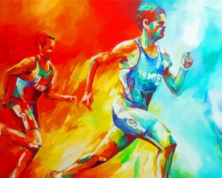 The Runners Art Diamond Painting
