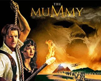 The Mummy Film Poster Diamond Painting