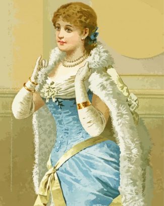 Victorian Woman Diamond Painting