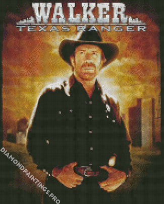 Walker Texas Ranger Poster Diamond Painting