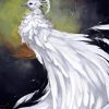 White Peacock Art Diamond Painting