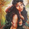 Wild Woman Art Diamond Painting