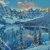 Winter In Banff Park Diamond Painting