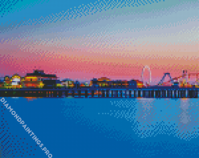 Galveston Island Historic Pleasure Pier Diamond Painting