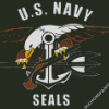 Aesthetic Navy Seal Logo Diamond Painting
