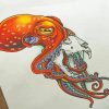 Aesthetic Octopus Skull Diamond Painting