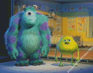 Sully And Mike Characters Diamond Painting