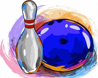 Bowling Art Diamond Painting
