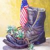 American Army Boot Diamond Painting