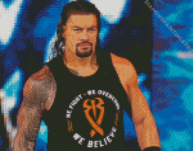 The American Wrestler Roman Reigns Diamond Painting