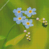 Wonderful Forget Me Not Diamond Painting