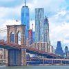 Brooklyn Bridge And Trade Center NY Diamond Painting