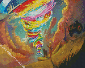 Colorful Tornado Diamond Painting