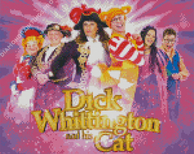 Dick Whittington Poster Diamond Painting