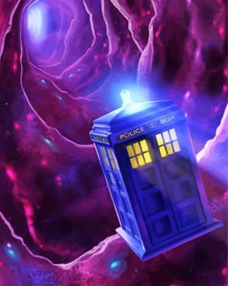 Doctor Who Tardis Art Diamond Painting
