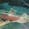 Edmund Fitzgerald In The Storm Diamond Painting