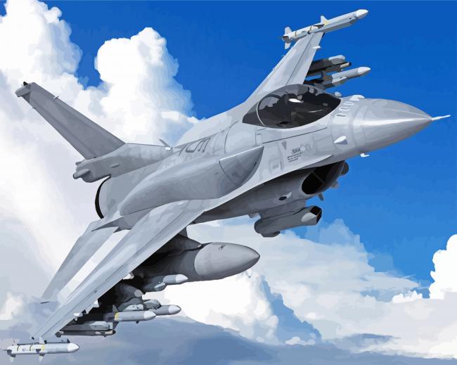 F16 The Multirole Fighter Aircraft Diamond Painting